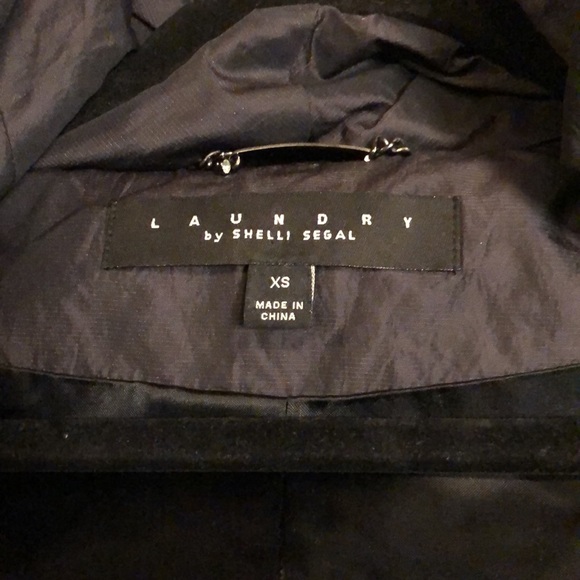 Laundry By Shelli Segal Plum Puffer Jacket Hood M - Picture 5 of 8